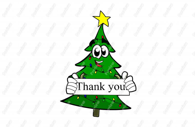 free christmas thank you clipart - photo #8